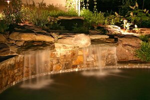 water fixture after working with best outdoor lighting company